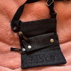 Stylish Black Crossbody Bag